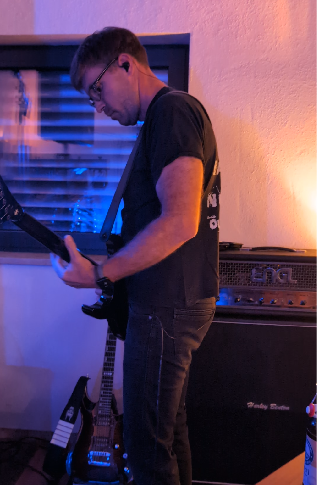 Michael mit Instrument